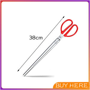 Buy Here คีมจับสัตว์น้ำ หรือคีบปิ้งย่าง คีมสแตนเลส ขนาด 38cm/52cm/68cm ใช้งานง่าย ป้องกันการลื่น Long-handled Clip