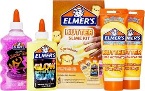 Elmer’s Butter Slime Kit | Slime Supplies Include Elmer’s Glow in The Dark Glue Elmer’s Glitter Glue Elmer’s Butter Slime Activator 4 Count
