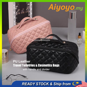 Toiletries Organizer Wash Bag Cosmetic Makeup Bag Beg Makeup Travel Toiletry Pouches Zipper Waterproof Luggage Bath Travel Kit Travel Pack Hotel 洗漱包
