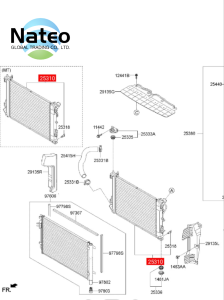 RADIATOR / CONDENSER ASSY FOR REINA
