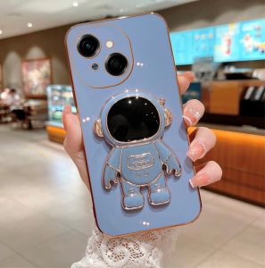 Soft Case Tecno Spark GO 1 Silicon Astronot Standing Plating Handphone