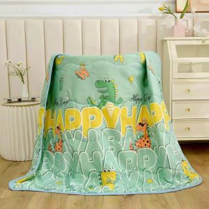 Chăn/ mền trẻ em Cotton Đũi mềm thoáng mát 1mx1m5 (Hàng loại 1)mỏng cho bé đi học ngủ máy lạnh.( Tặng túi đựng mền)