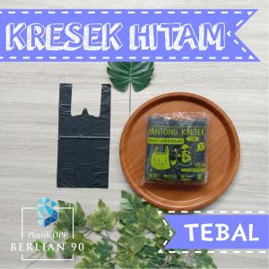 Kantong Plastik Kresek Hitam E TEBAL OXIUM Ramah Lingkungan Oxium TEBAL No Uk 17