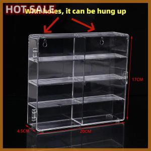 🔥🔥🔥dingdaocunz 1 Piece Dustproof Car Non Punching Adhesive Wall Transparent Storage Box 1:64 Acrylic Car Display Box For Car Model Toy Cabinet Rack