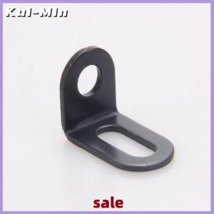 Kui-Min Hot 10 cái giá đỡ góc bằng kim loại giá đỡ góc phải hình chữ L màu đen