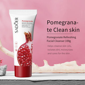 SADOER Facial Cleanser Face Wash Natural Beauty Brightening Gentle Skin Cleanser - Sabun Cuci Muka Pembersih Wajah 100gr