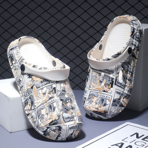 New Style Closed-Toe Slippers For Women Outdoor Perforated Shoes 2026 Summer Thick-Soled Height-Increasing Beach Sandals For Men