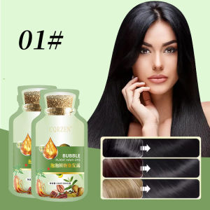 Hair Dye Post-dyeing Effect Bubble Dye No Damage to Hair Brightening Natural Colors Colorfast