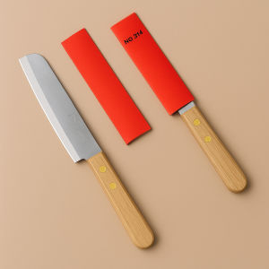 Dao INOX Dao Gọt Hoa Quả thái Thịt Siêu Bền ( Dao Cán Gỗ 314) My Home DN460