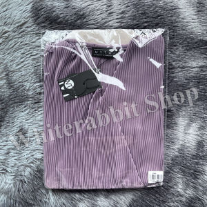 เสื้ออัดพลีททรงไขว้อกแขนสั้น งานสวย ดูแพง ใส่สบาย นุ่มนิ่ม เสื้อแฟชั่นผู้หญิง ผ้าอัดพลีท  MY TOP