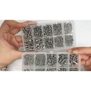 M3 M4 M5 M6 Countersunk  Flat Head Tapping Screws Set 304 Stainless Steel Small Cross Recessed Screw
