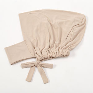 Hot Sale Milk Silk Elastic Turban Hat Women Solid Color Bandana Cap Muslim Headwrap