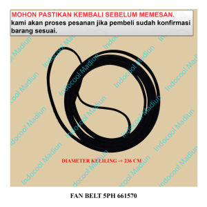 FB5661 LINDEN MESIN CUCI / V BELT MESIN CUCI / FAN BELT 5PH 661570