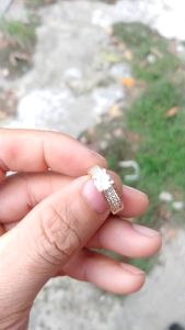 (Có ký hiệu- Mang trọn đời)Nhẫn Nữ Đính Đá Vàng Vonfram Cao Cấp- Dùng không phai màu bảo hành 5 năm