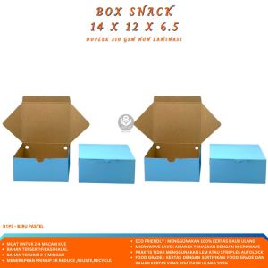 Snack Box 12x14 Box Snack Box Snack 14X12 Dus Premium  (Isi 10 Pcs-B1P3)