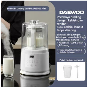 DAEWOO Pemutus Dinding Suara Lembut Pemanas Rumah Otomatis Kebisingan Rendah Mesin Susu Kedelai Mini Kecil 1 A 3 Orang Pembuat Jus