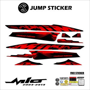 Stiker Striping Mio 2003 - 2013 OLD - Sporty - Garnis - Smile grafis variasi 003