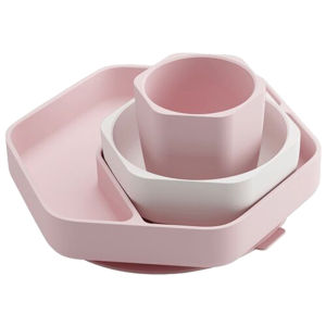 He Or She Toddler Feeding Set HeOrShe Toddler Baby Tableware Plate Bowl Cup [Free Spoon & Fork Set] | GoodealBB