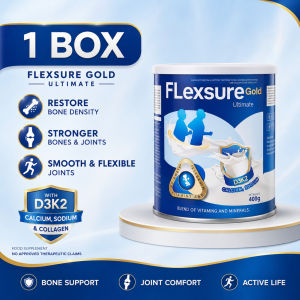 Flexsure Gold Adult Milk for Bone Joint & Muscle Support – Complete Nutrition with Collagen K2 D3