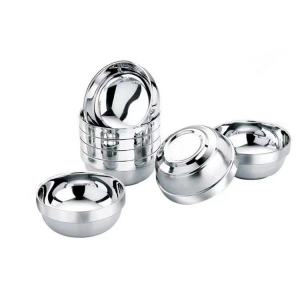 ชามสเตนเลส สองชั้นสไตล์เกาหลี 11.5/14/16/18/20ซม. พร้อมส่ง