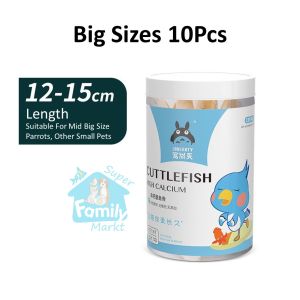 Jonsanty Cuttle Fish Bone 12-15cm Tulang Sotong Parrot Birds Turtle Food Teeth Grinding High Calcium