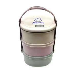 Rantang Susun 3 Tier LocknLock Warna Pastel Original