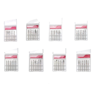 ที่ขัดผิวคาร์ไบด์มืออาชีพหัวเจียรเล็บ6ชิ้นสำหรับกำจัดหนังที่ตายแล้วซาลอนสำหรับใช้ในบ้านทำเล็บมือเล็บเท้าที่ปลอดภัย