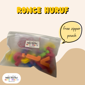 Meronce Spons Huruf Mainan Edukasi Anak