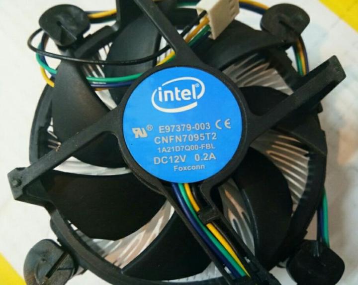 New Intel Socket LGA 1155/1150/1151 CPU Heatsink Fan Aluminum Foe ...