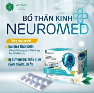 Neuromed bổ thần kinhGiảm tê bì run tay chân với thành phần từ thảo dược và vitamin nhóm B Magie Hộp 30 viên