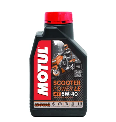 Nhớt cao cấp dành cho xe tay ga đời mới Motul Scooter Power LE 5W40 - Hàng Chính Hãng 100%