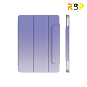 RBPแม่เหล็กคลิปสองด้านไร้ขอบเคสแท็บเล็ตบางเฉียบสำหรับiPad 10th Gen Air 4 Air 5 10.9 นิ้วไล่ระดับสีมีสไตล์และเรียบง่ายiPad Pro 11 2022 2021 2020 2018 Mini 6 8.3 ใหม่หัวเข็มขัดดูดปากกาชาร์จสมาร์ทแยก tablet cases covers