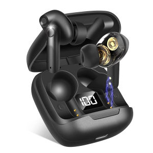 T01 ANC หูฟังเอียร์บัดบลูทูธ5.2หูฟังไร้สาย TWSหูฟังไม่มีเสียงรบกวนที่ใช้งานอยู่ในหู4ไมโครโฟน Earphone HiFi ENC