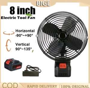 88W 8 Inch Portable Camping Fan Cordless Kipas Bateri Tahan Lama Rechargeable Lithium Battery Mobile Usb jl portable