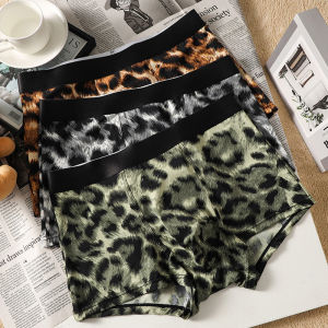 ANDERSON TALISCA Brand Soft 3pcs Underwear Men Boxer Hot Man Penis New Leopard Mens Boxers Cuecas Masculinas Size M-3XL S2280-XZ