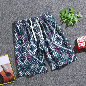 DF HOME  กางเกงขาสั้นแฟชั่นน่ารัก สามารถสวมใส่ได้ทั้งชายหญิง ลวดลายสมัยใหม่ใส่สบาย QC-DK8016