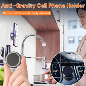 Multifunctional Anti-Gravity Magnetic Cell Phone Holder Magnetic Suction Phone Stand Magnetic Phone Mount