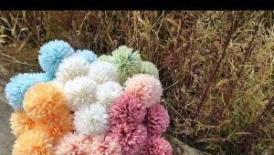 Boupower new！1PC Artificial Dandelion Flowers Home Garden Wedding Decor