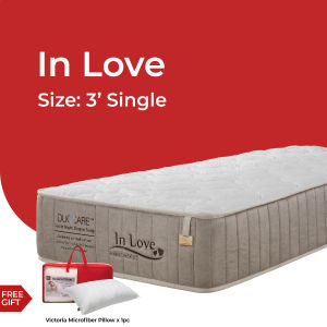 (DUOCARE POCKET SPRING MATTRESS) Goodnite DuoCare Statfree Anti Static+IceSleep Cooling In Love + Eco Foam 5Zone Pocket Spring Mattress