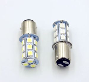 Lampu Rem Motor Mobil dan Truk Kedip Flash 12/24 volt Bayonet Kaki 2