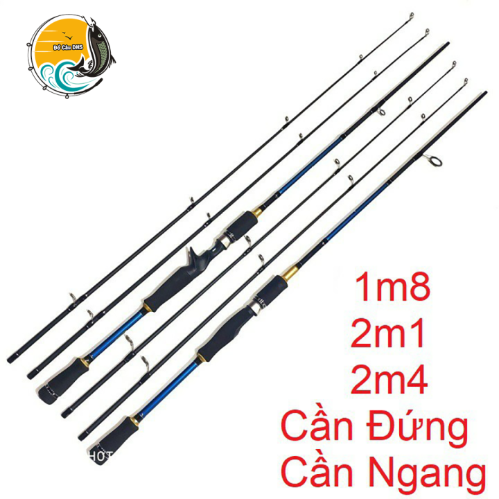 Cần Câu Lure Shimano 2 Ngọn độ cứng M ML Fishing of Catch 1m8 2m1 2m4 cần lure máy đứng cần lure máy ngang cần câu suối, cân câu lure cá lóc - DHS