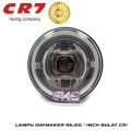 Lampu Depan Daymaker Bulat LED 7 inch Model Biled Cr7 Projector Daymaker Harley JEEP 4 LED Hi Lo Universal Motor Mobil. 