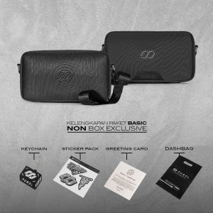 RUSELCO I Handbag Enigma-Signature Lite (Kecil) Exclusive Tas Clutch Pria Waterproof Double View