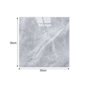 Yespery 10 cái giả đá cẩm thạch PVC Nhãn Dán Sàn tự dính gạch Miếng Dán Tường chống thấm nước phòng tắm phòng khách moden trang trí Đề-can dán tường