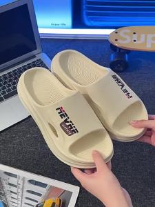 [Free Shipping] MenS Slippers For Outdoor Wear Non-Slip Suitable For Indoor And Outdoor Use Stylish Letter-Printed Sandals For Men