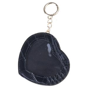 Hình trái tim thời trang chủ Keychain Anime pin chất liệu Da PU Túi bảo vệ cho thanh niên thời trang và người yêu