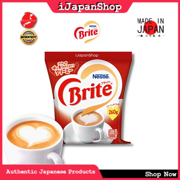 Nestle Japan Brite Coffee Creamer 260g Original 8/2026 Expiration Date
