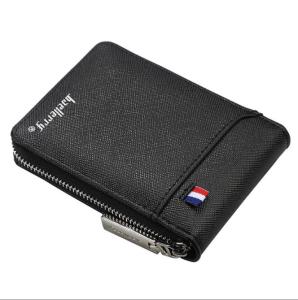 Baellerry Wallets Small Money Purse Zipper Short Male Wallet Card Holder Wallet