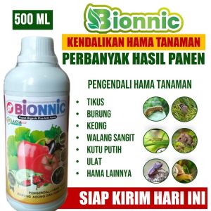(ASLI MURAH) Pupuk Pestisida Organik Atasi Hama Tikus Burung Pipit Keong/Siput Walang Sangit Kutu Putih dll - Pupuk Pestisida Semprot Pengendali Hama Semua Tanaman isi 500 ML - Pupuk Pestisida Cair Paling Mujarab 100% ORIGINAL
