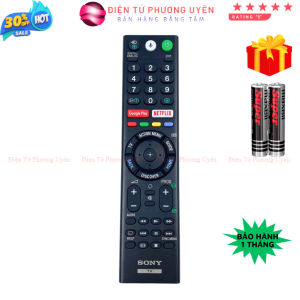Remote điều khiển tivi SONY Mã 10 tìm kiếm giọng nói điều khiển TV Sony - Tặng kèm pin - Phương Uyên
